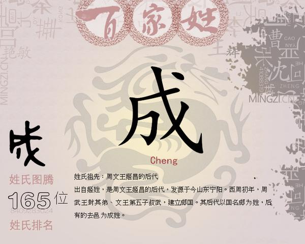 给姓成的宝宝起名字 成姓女孩名字大全