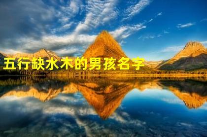 五行缺水木的男孩名字,五行缺木100分男孩名字,刚出生小孩五行缺水缺