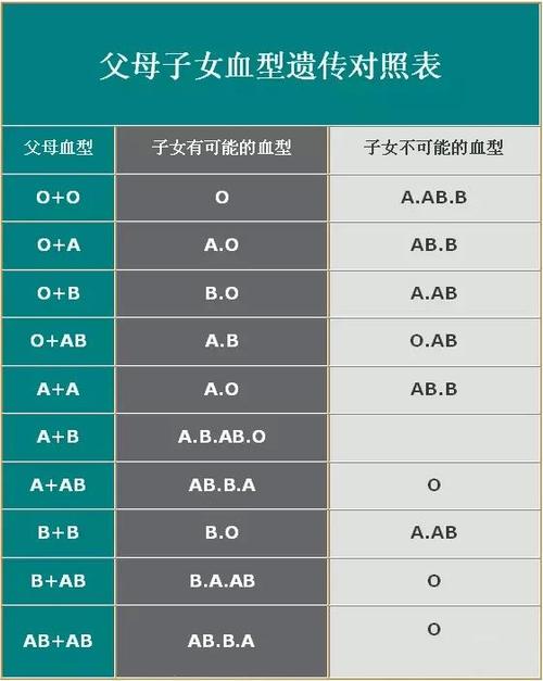 b型血的孩子父母是什么血型夫妻血型配对禁忌