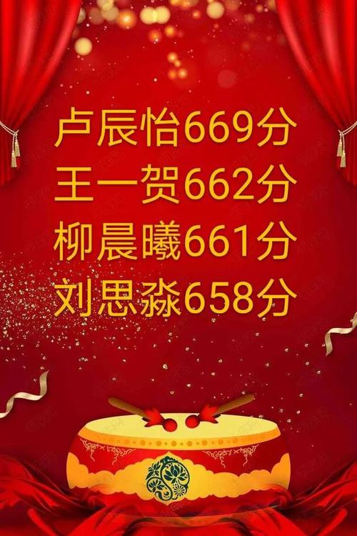 2023年榆次一中中考成绩卢辰怡总分669分王一贺总分662分柳晨曦总分