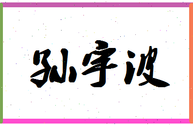 给孙宇起名字