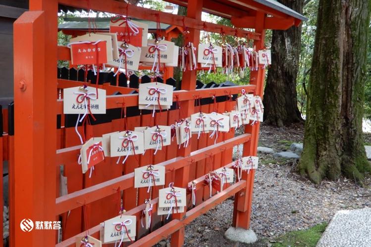 原始森林中的千年姻缘守护神社下鸭神社绘制祈愿美丽的镜绘马超灵验